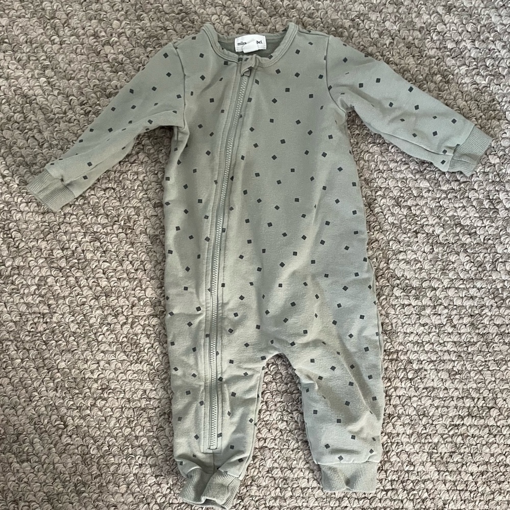 Miles the Label 12m zipper front playsuit